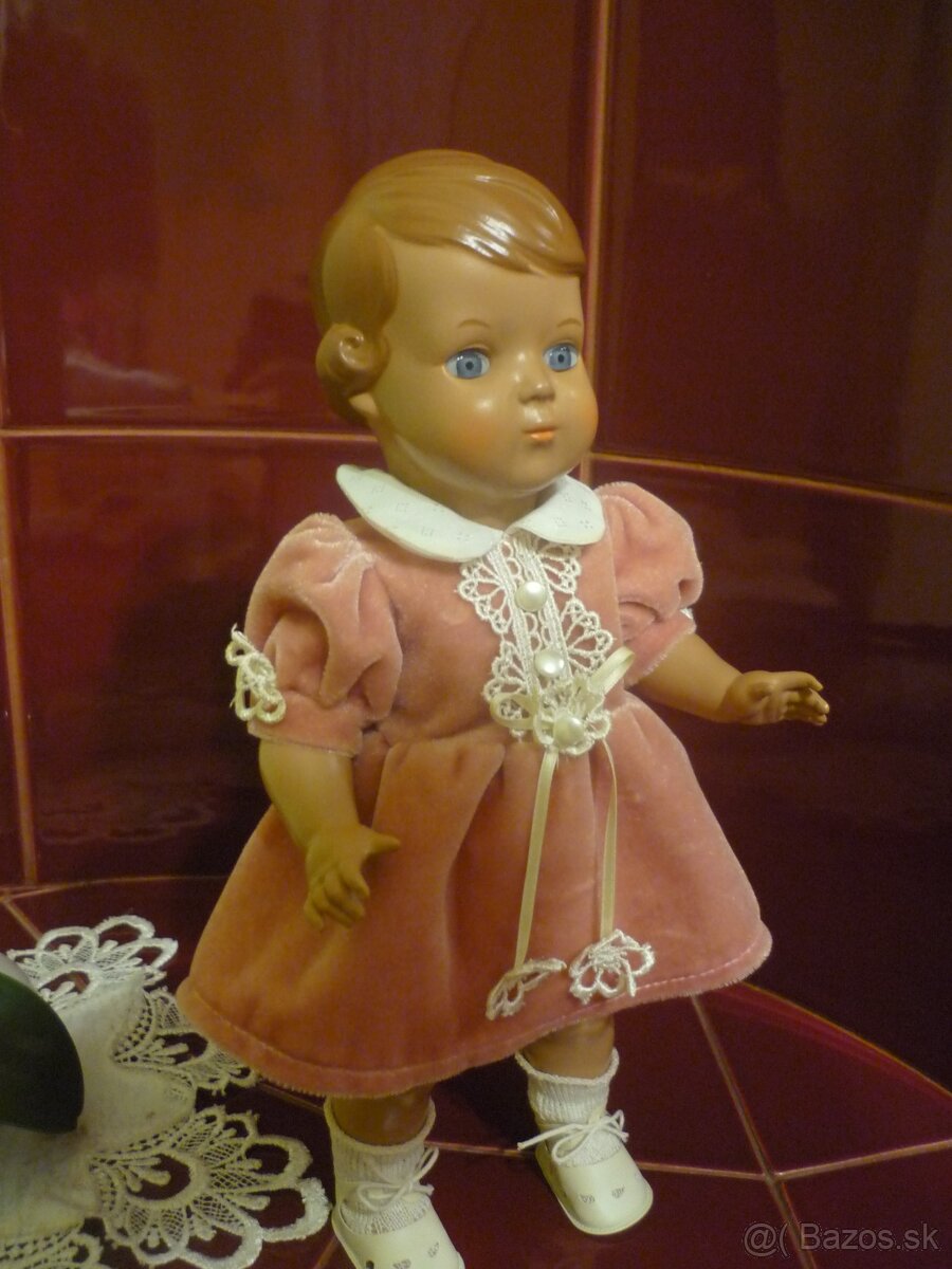 Inge - bábika od  Schildkröt, značená, TOP STAV, v. 34cm.