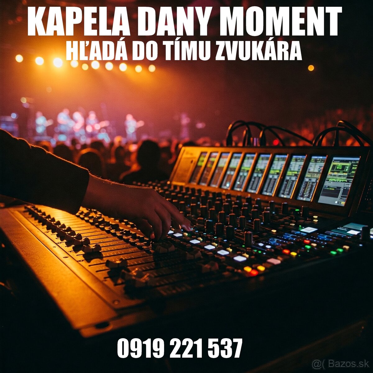 Dany Moment hľadá zvukára