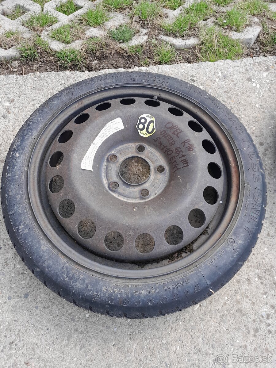 Dojazdové koleso Opel R16 5x110 Et41