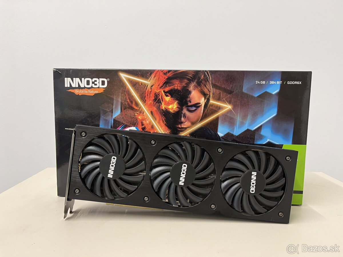Predám grafickú kartu INNO3D GeForce RTX 3090 24GB