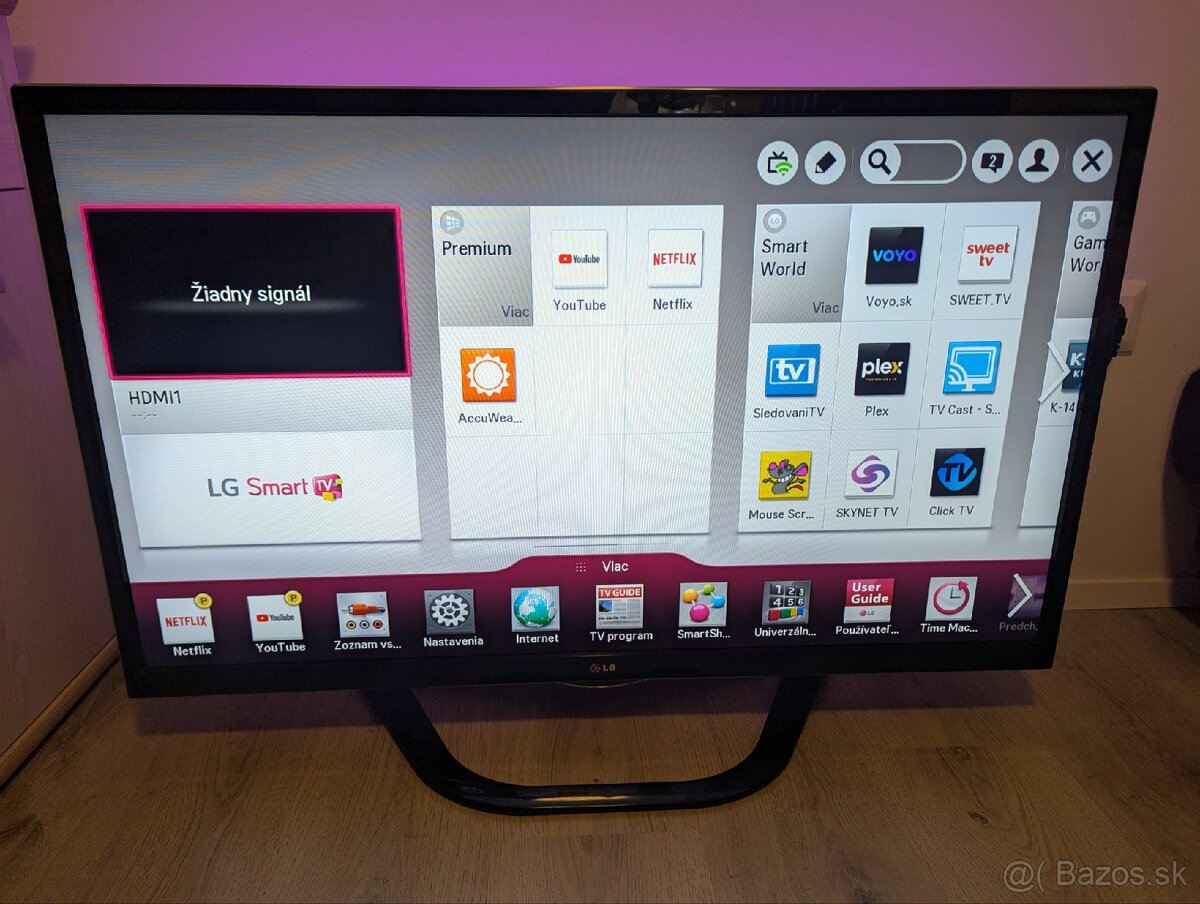 LG 42" Smart LED TV (42LA640S) – 3D, Wi-Fi, plne funkčný