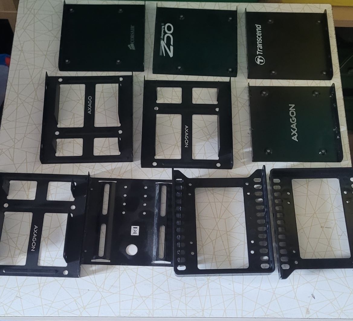 Predám rôzne reduckie na HDD/SSD 2,5" / 3,5"
