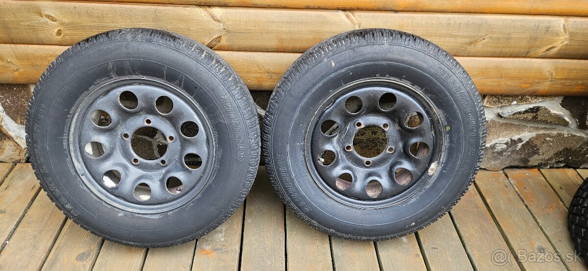 Disky + Pneu 5x139.7 R15