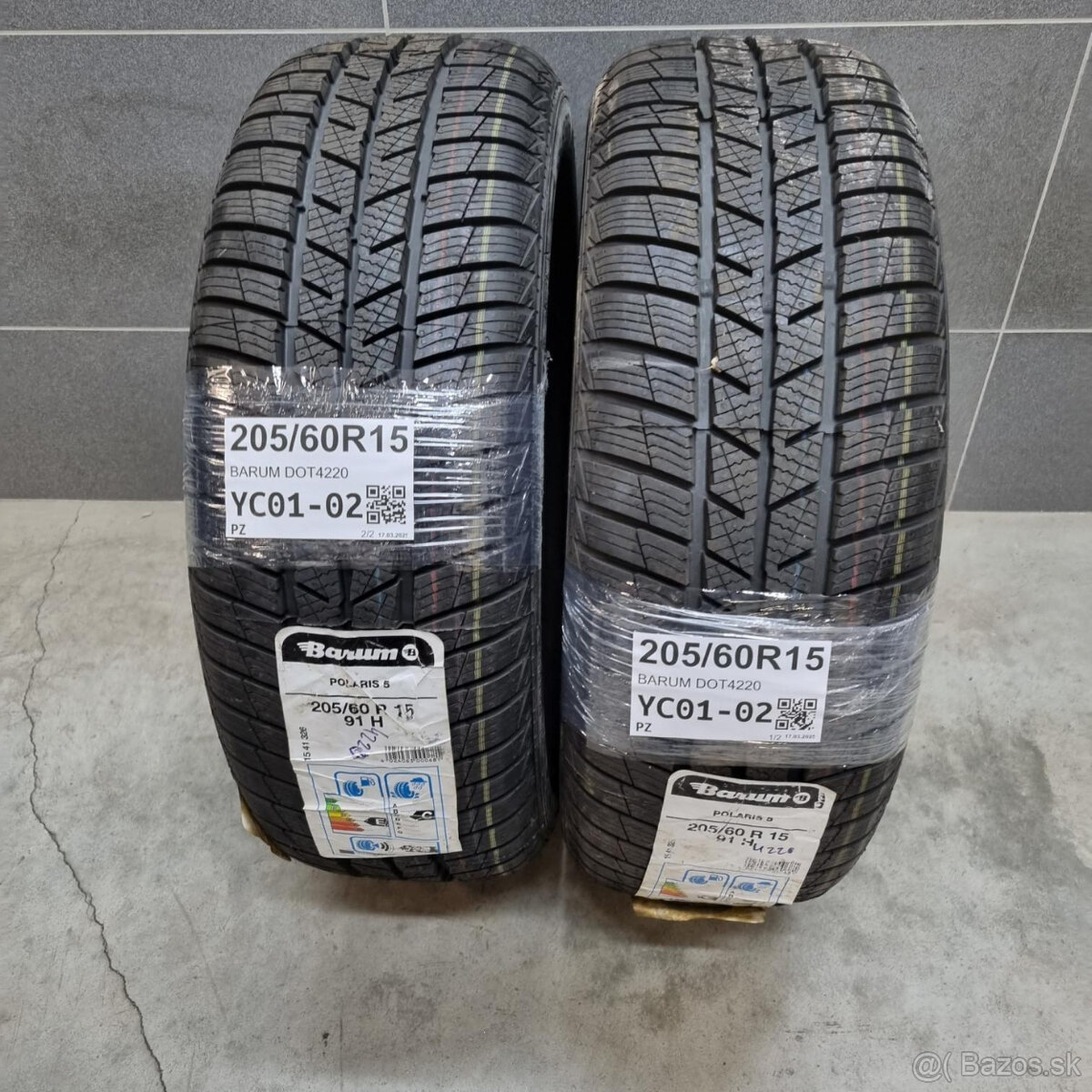 Zimné pneumatiky 205/60 R15 BARUM