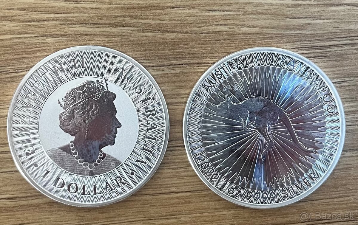 Strieborná minca rok 2022