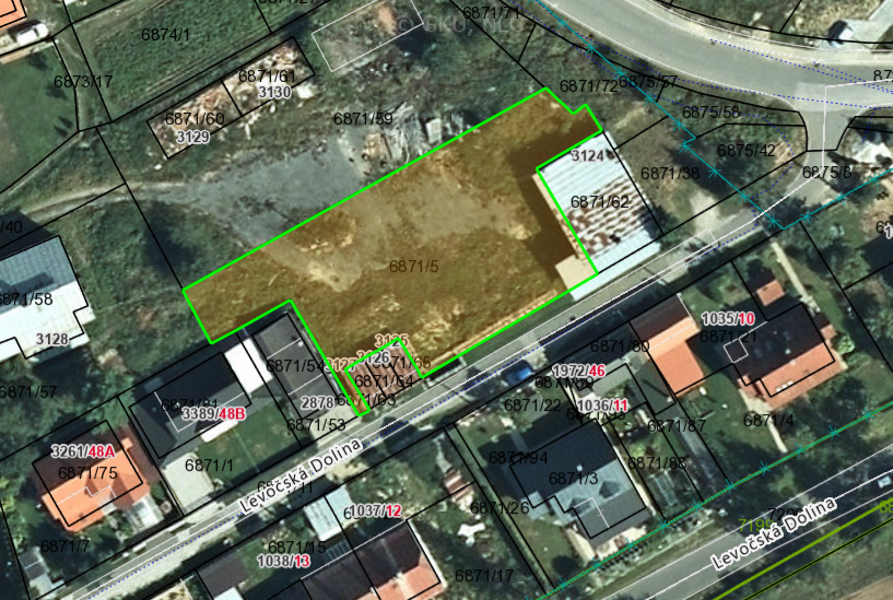 Predám pozemok v Levočskej Doline