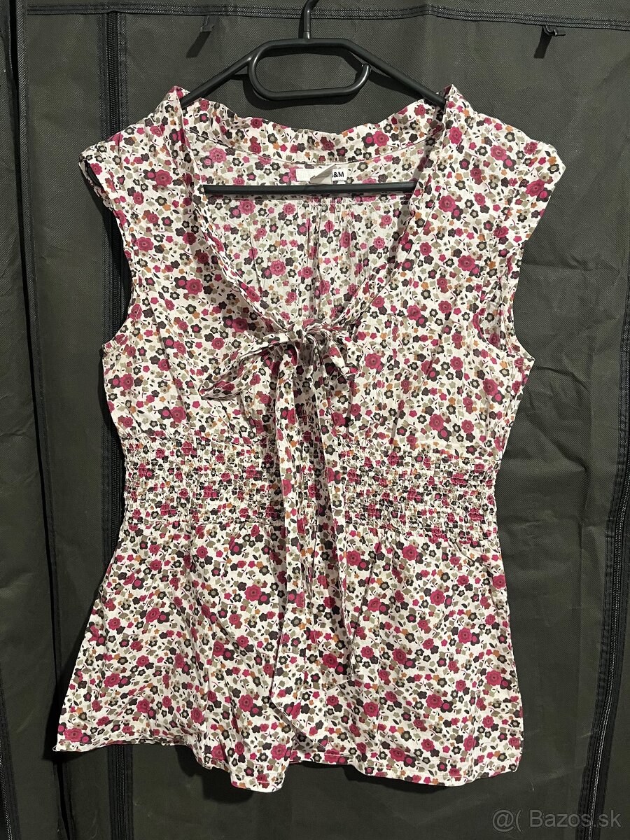 Kvietkované tričko, tielko