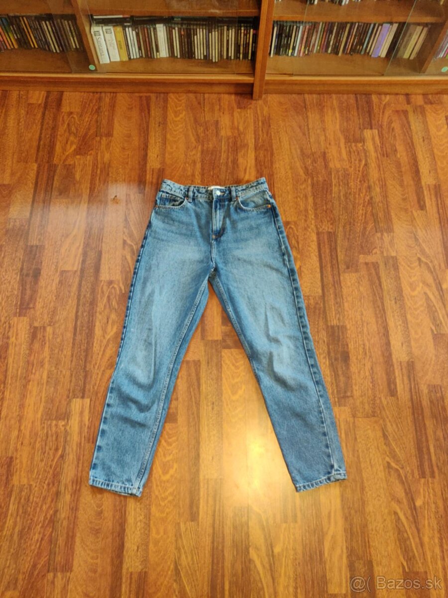 Reserved Super High Rise – dámské džíny, světle modré,36