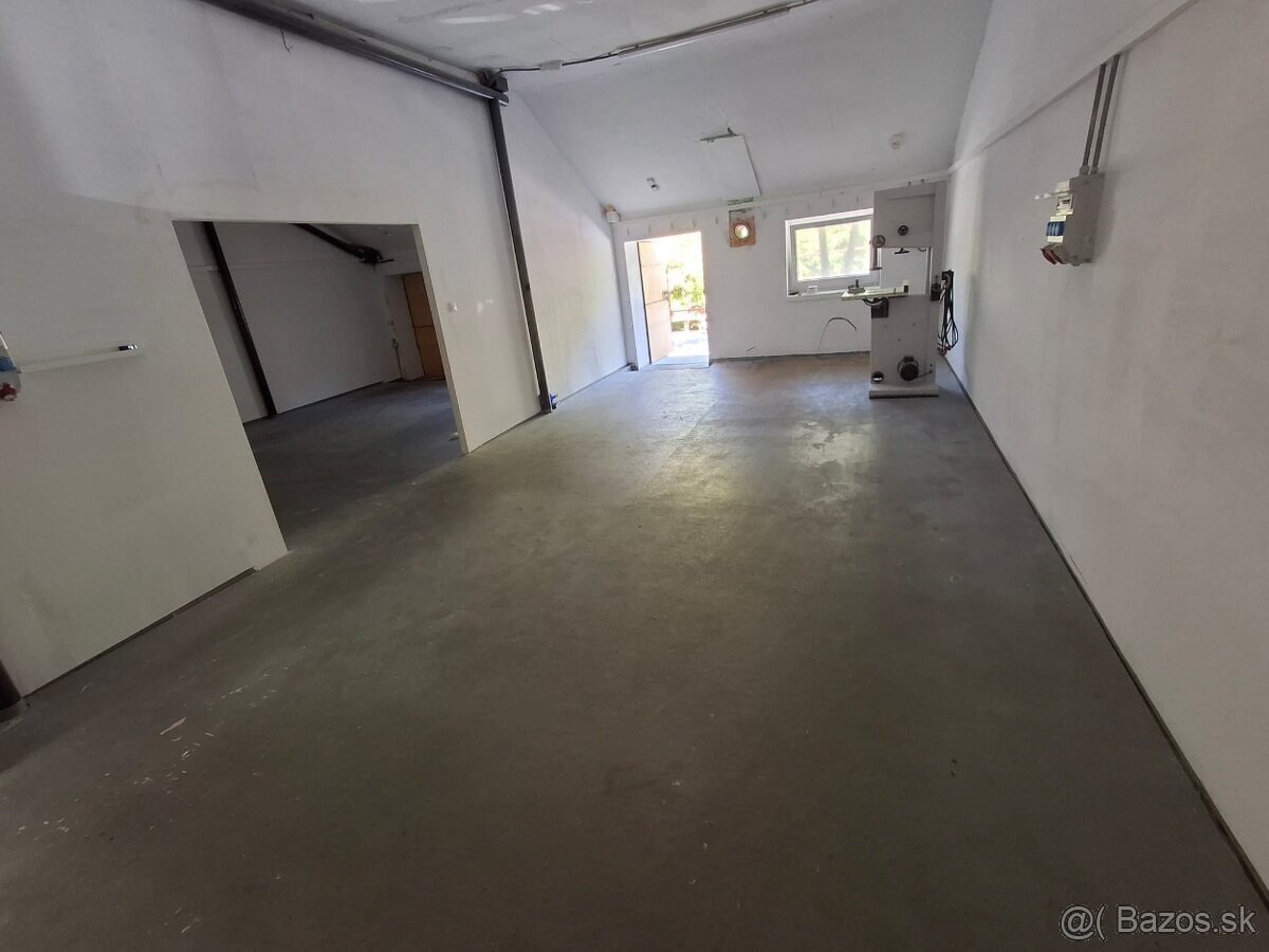Sklad, dielňa na prenájom