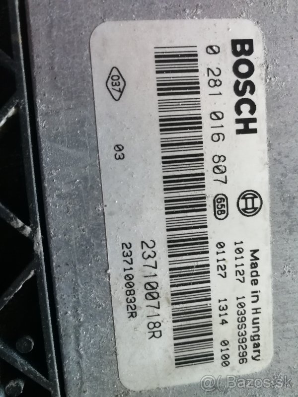 Renault Trafic 2.0 dci M9r riadiaca jednotka+kabeláž