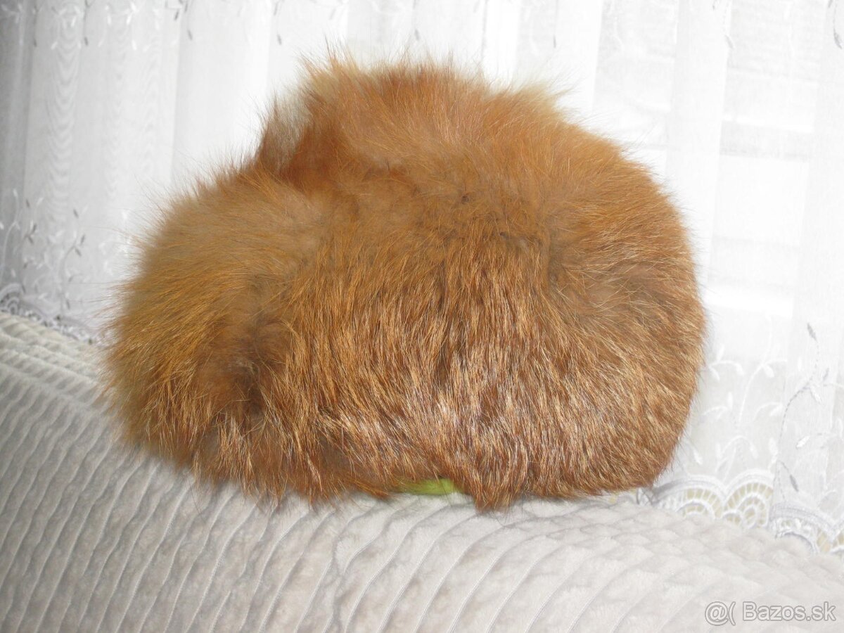 Kožušinová čiapka dámska