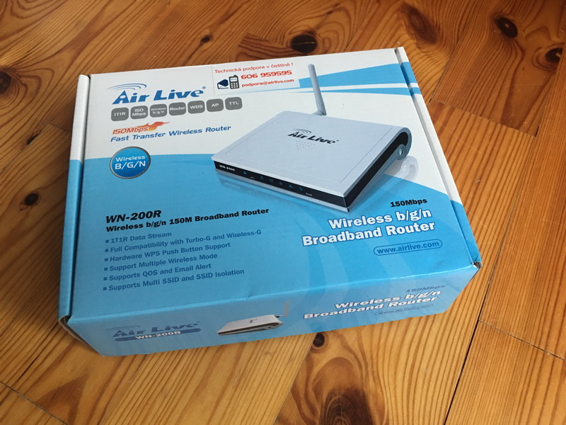 WiFi router Air Live WN200-R