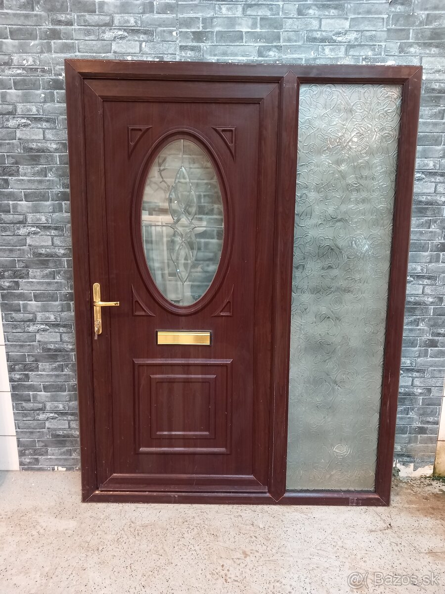 Plastové dvere č.168. 209. 150x202cm L