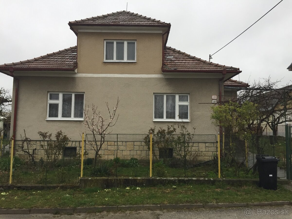 predám rodinný dom v Myjave