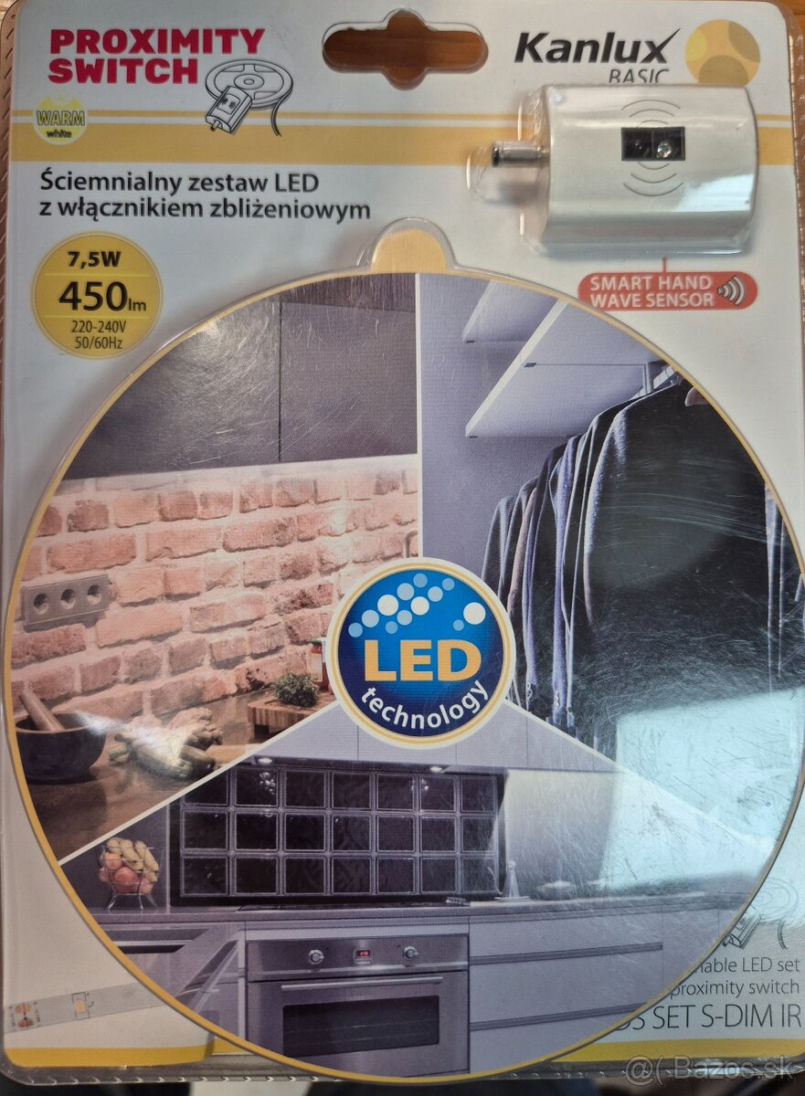 LED pás so senzorom priblíženia ruky