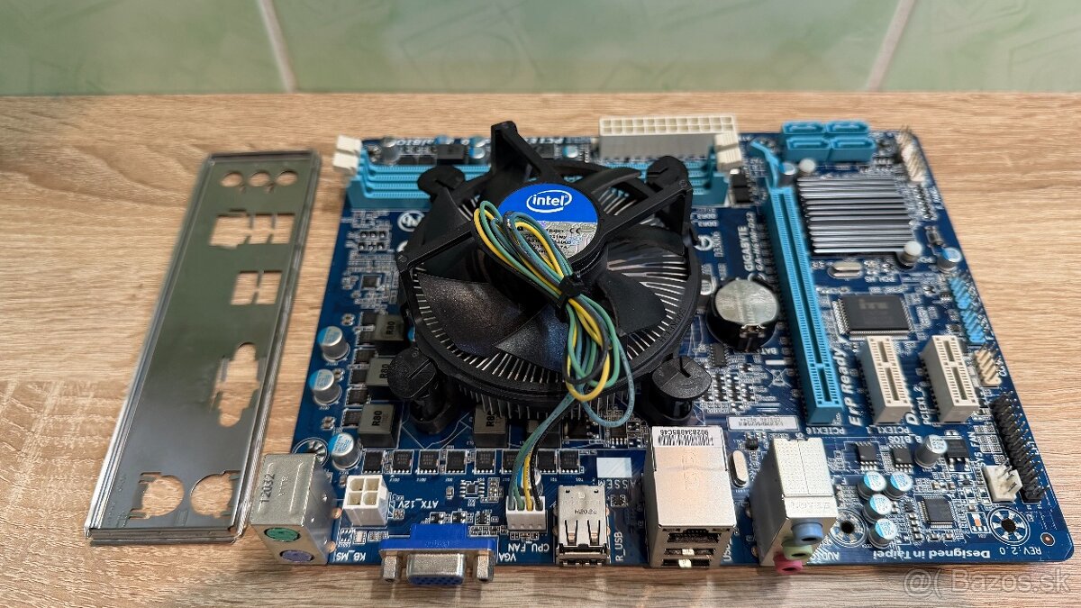 doska Gigabyte GA-H61M-DS2 + Pentium G645, socket 1155
