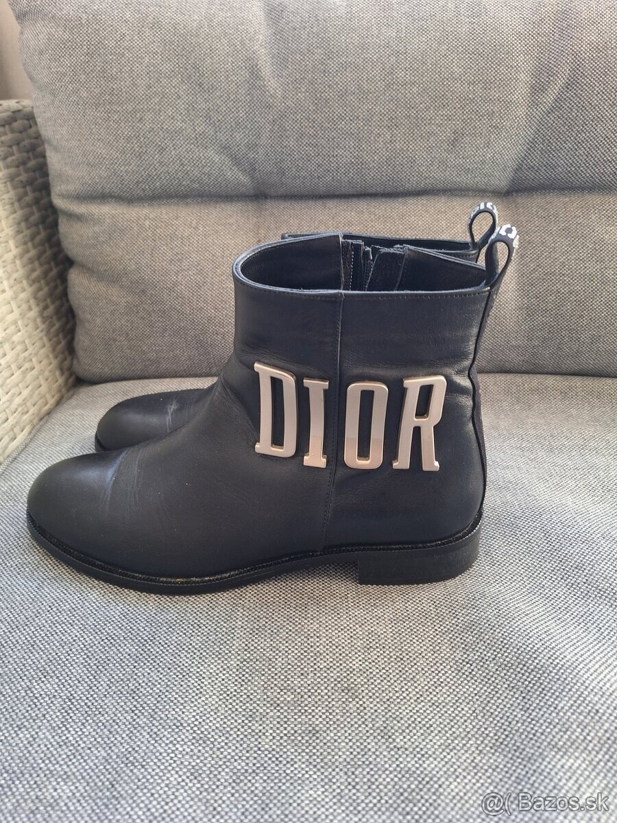 Christian Dior kožené prechodné topánky veľ.39