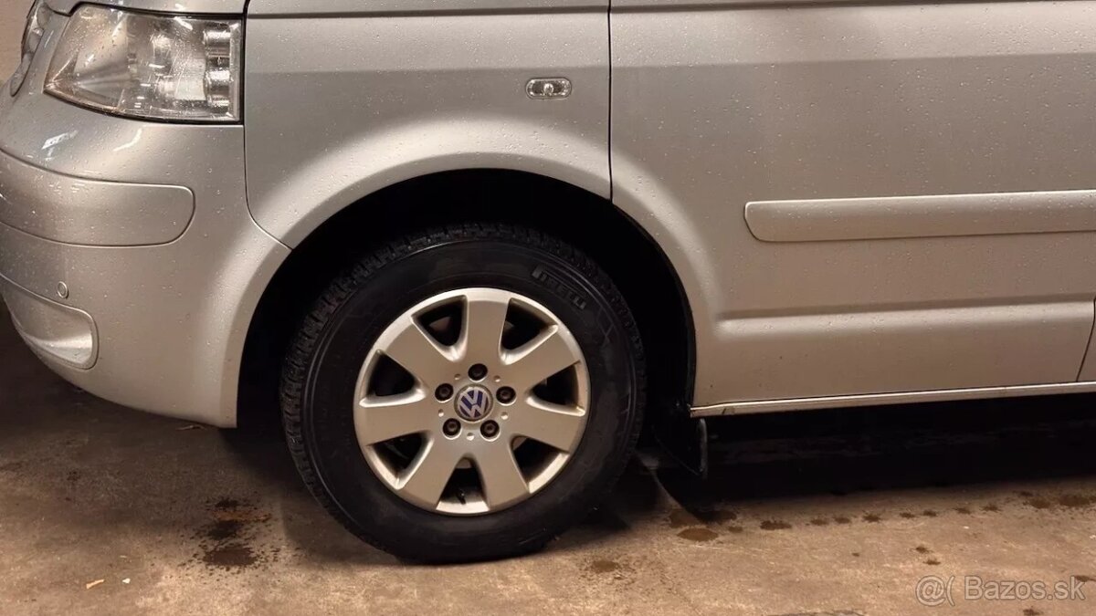 alu R16 5x120 orig. VW T5, T6 Multivan, Caravela, zimné pneu
