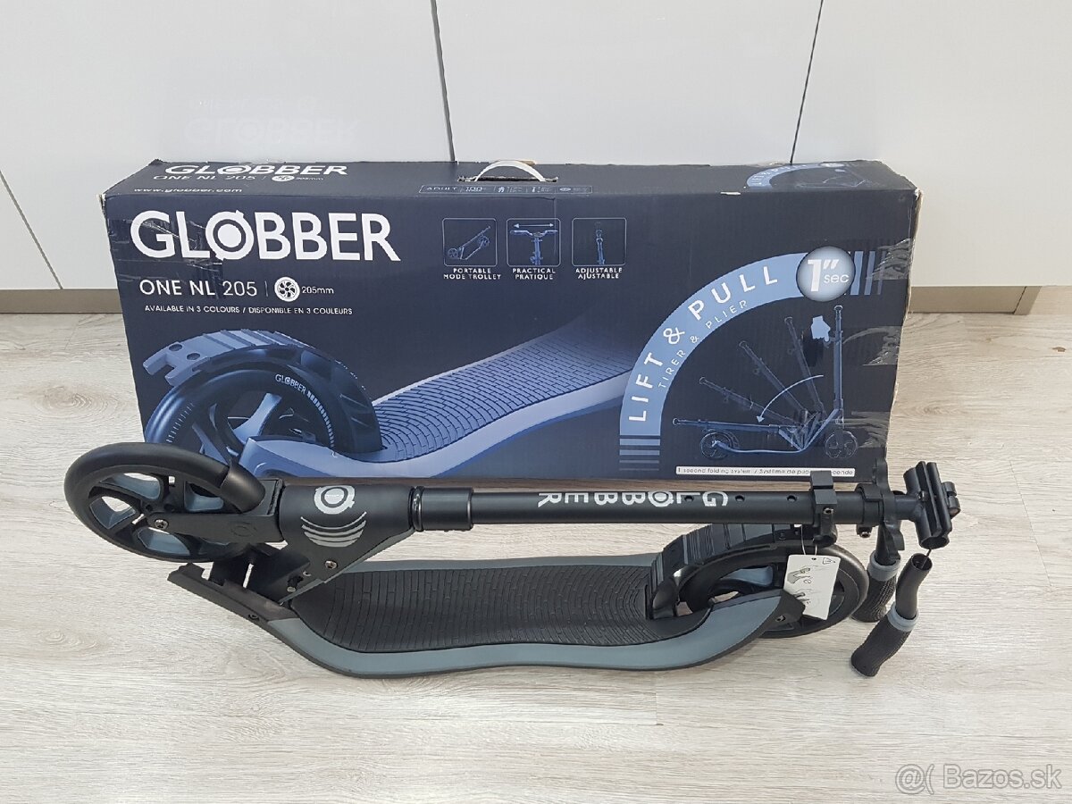 Kolobežka Globber One NL 205 Charcoal Grey – šedá