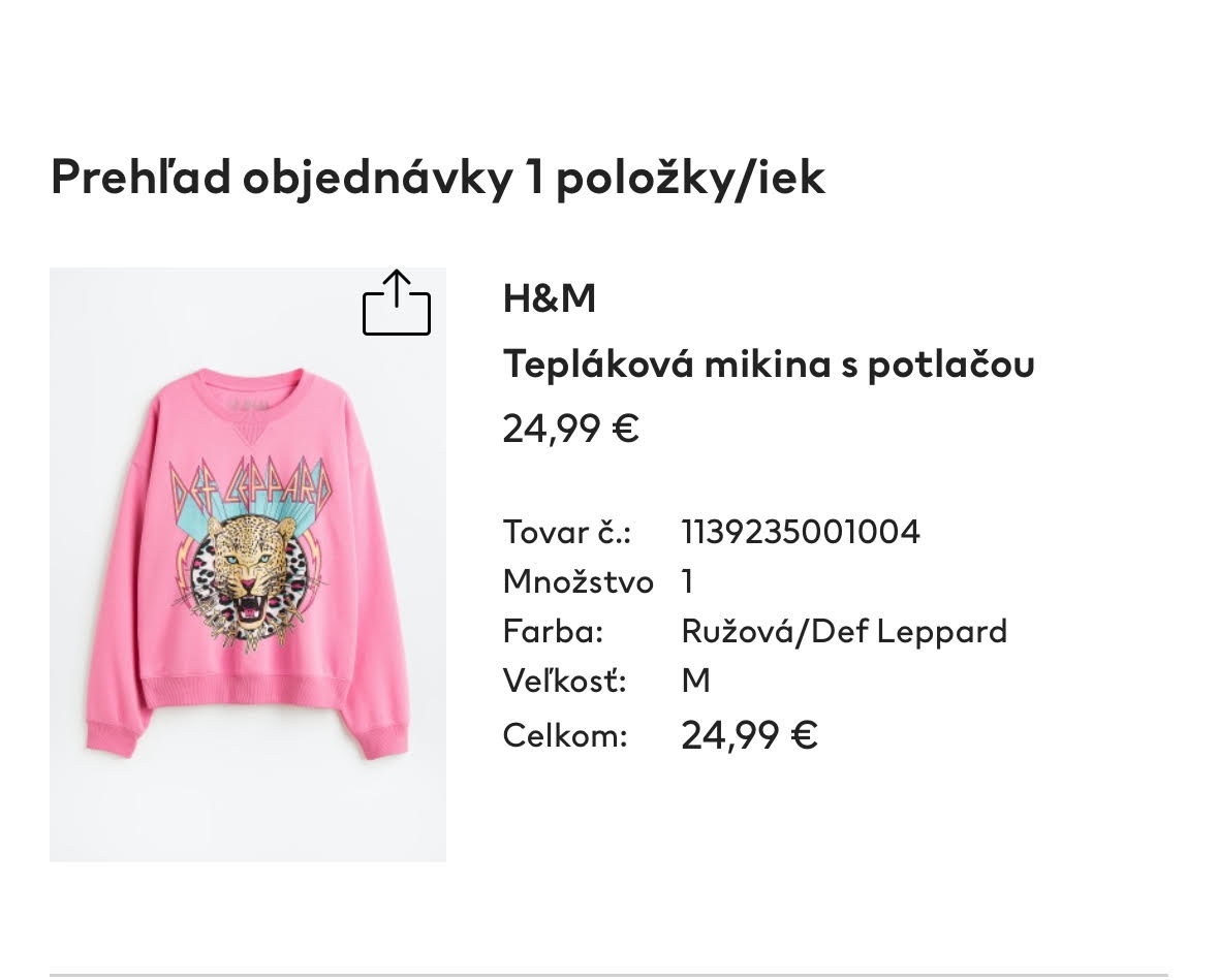 Tepláková mikina Def Leppard, veľkosť M