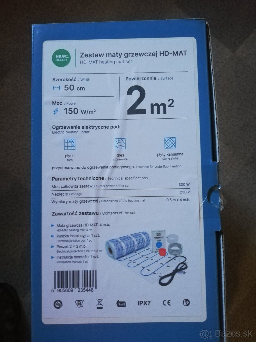 Elektrický ohrev podlahovy