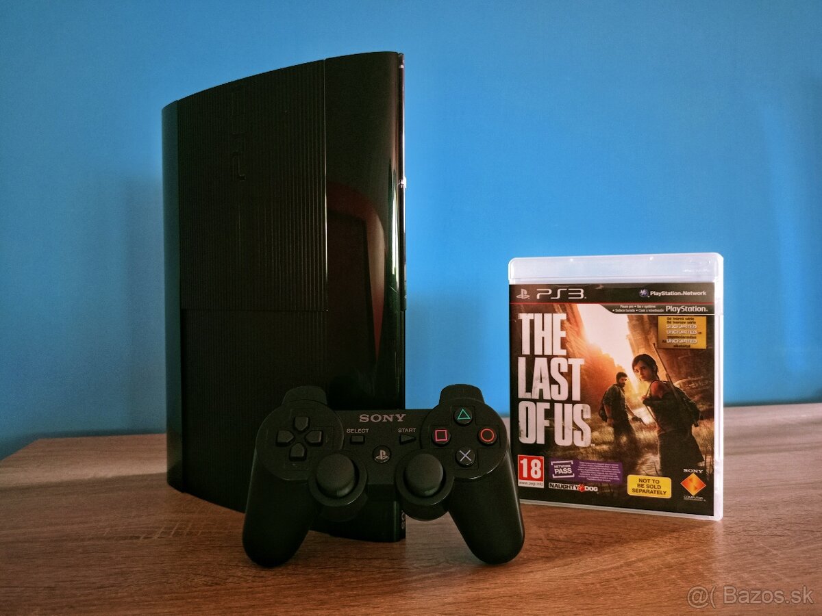 PREDÁM PS3 Super Slim 500GB + The Last of Us ZDARMA