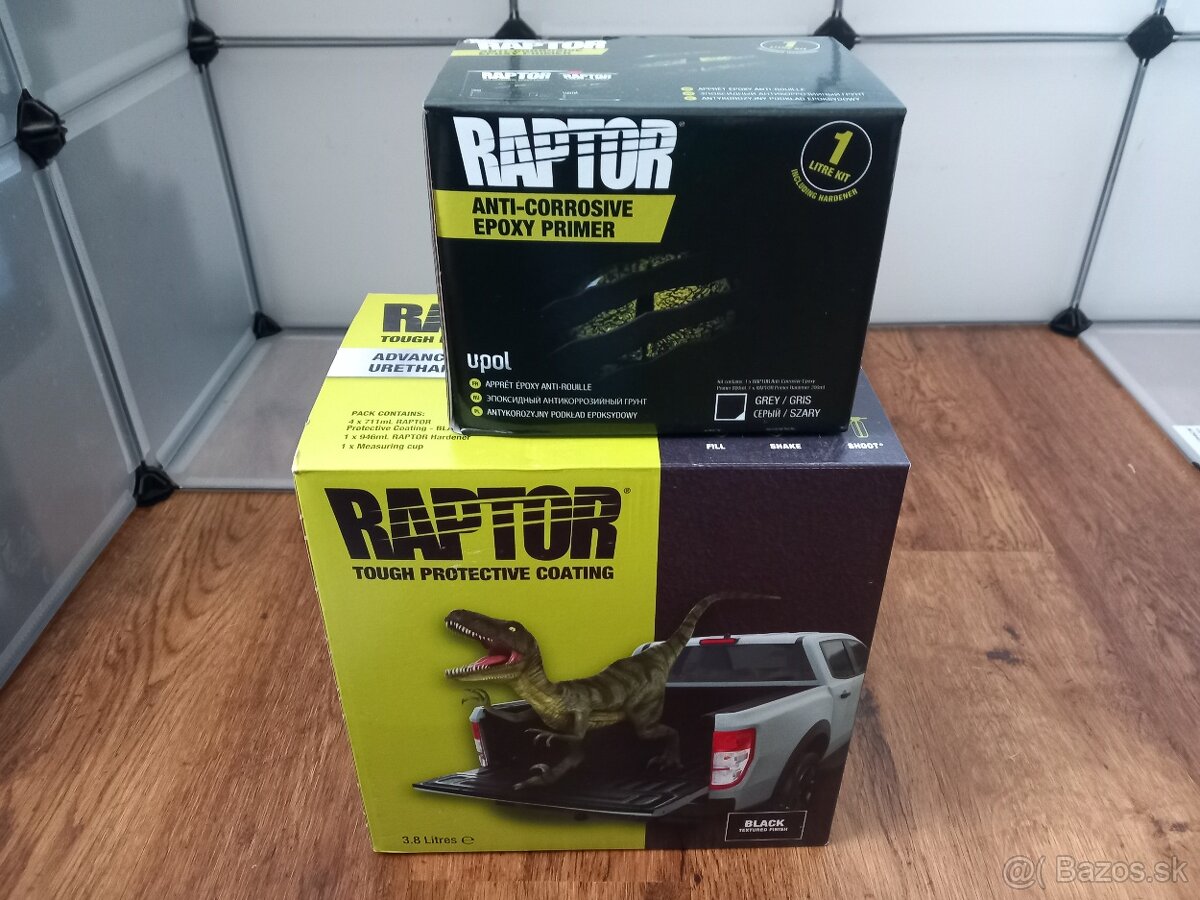 Farba Raptor čierna 3.8 L + epoxi základ 1 L