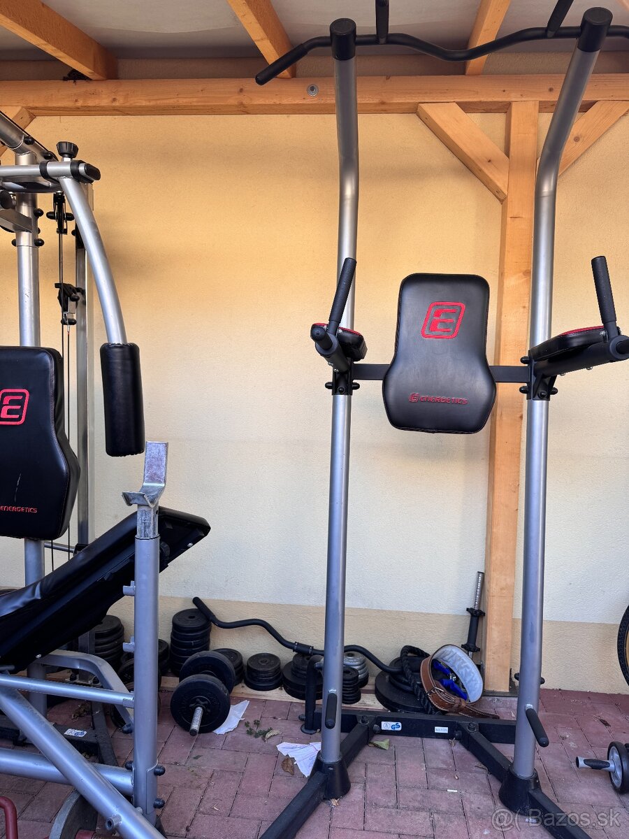 🏋️‍♀️ Domáca posilňovňa Energetics – lavička + kladka + čin