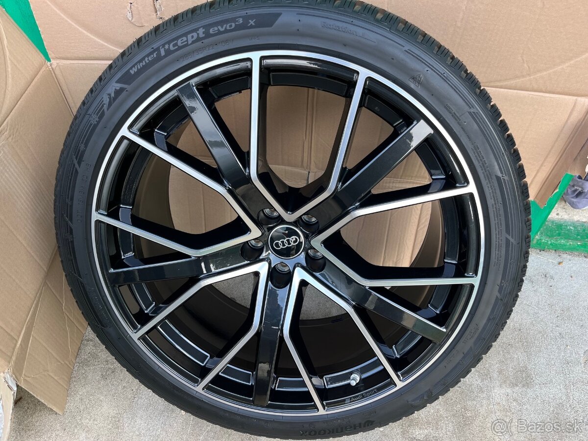 AUDI Q7, SQ7, zima alu kola 22" AUDI SPORT, nové, orig.
