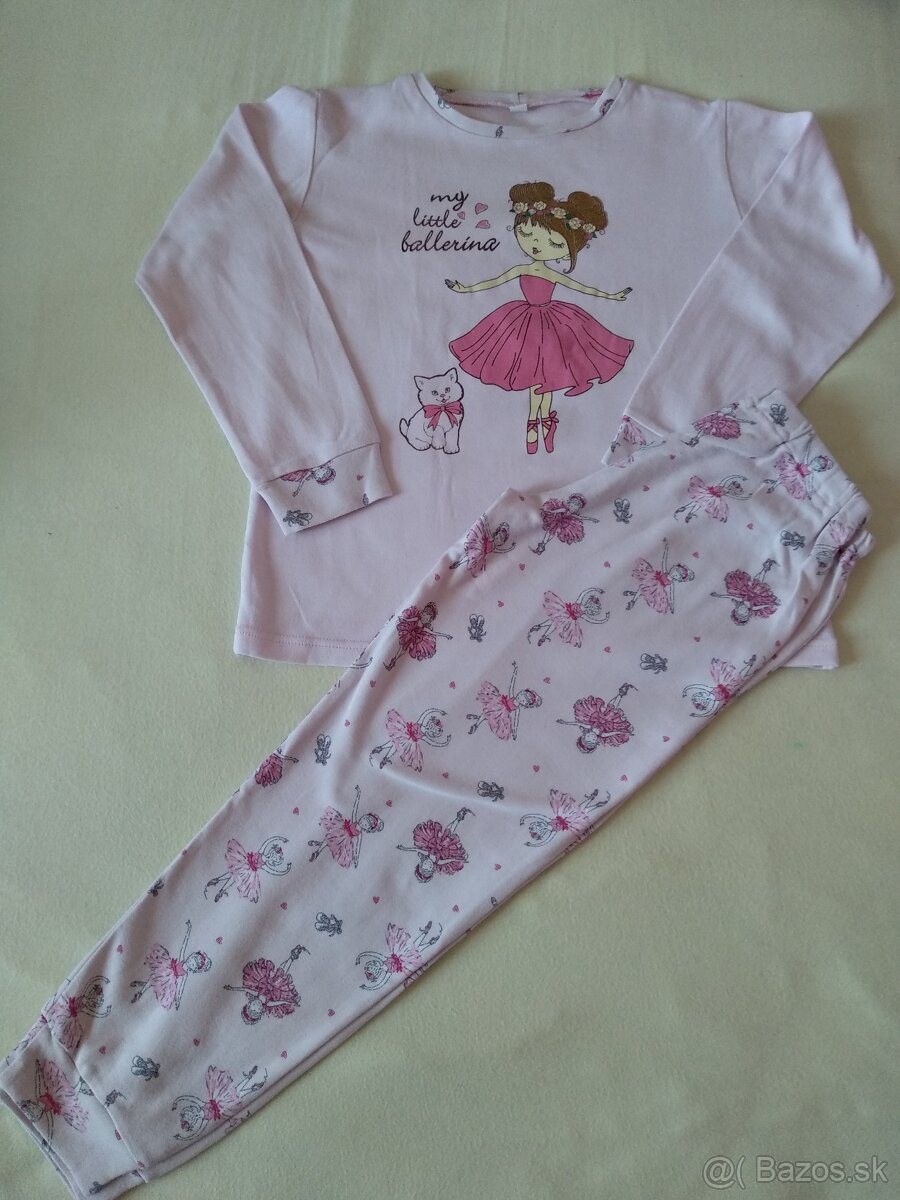 Dievčenské pyžamo Tinko veľkosť 134