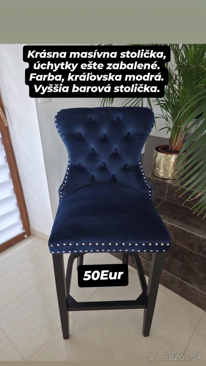 Barové a kuchynské stoličky