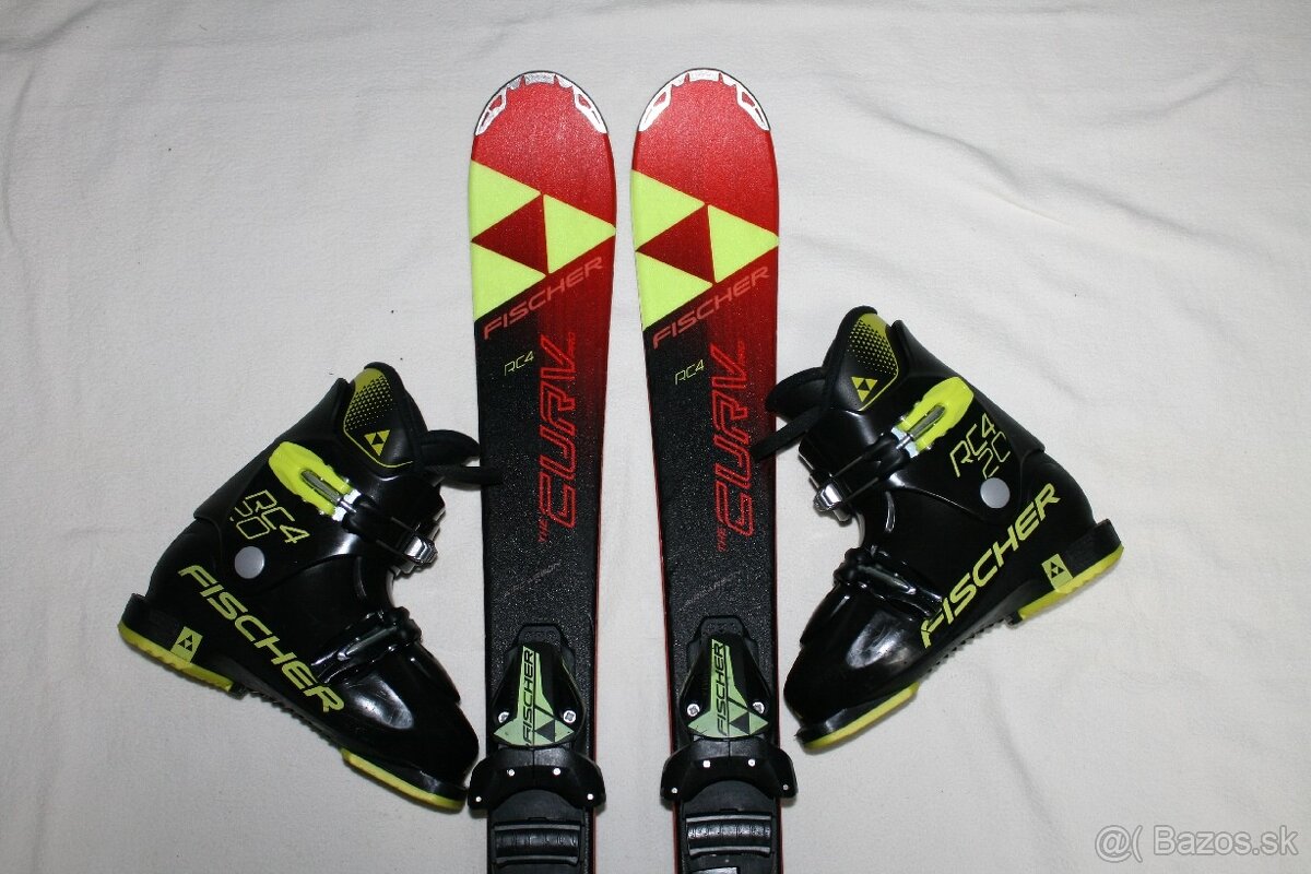 lyže Fischer Curv RC 4 110 cm , sendvičova konštrukcia