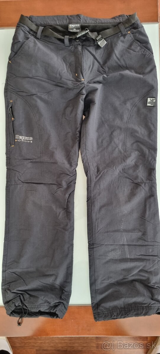 Zateplené nohavice veľkosť 44