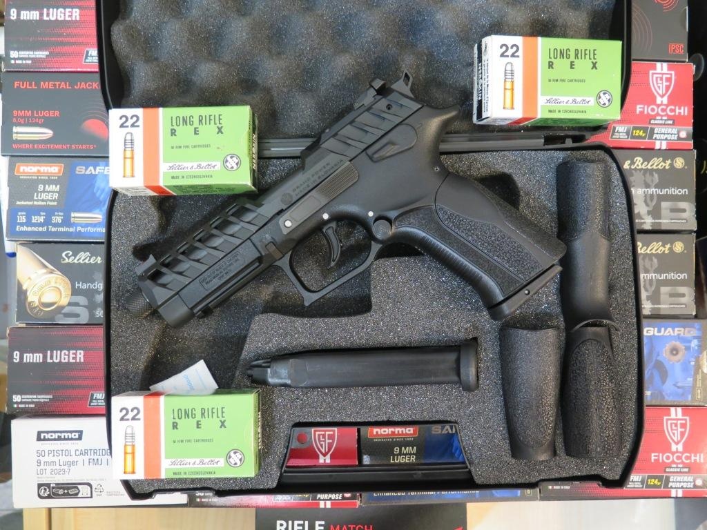 Predám nový pištoľ Grand Power K22 X-Trim Mk23 kal. 22 LR