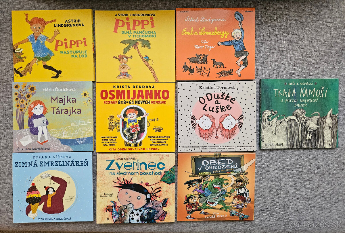 Detské audioknihy na CD