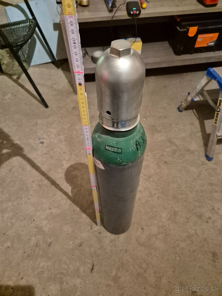 Argon flaša + redukčny ventil