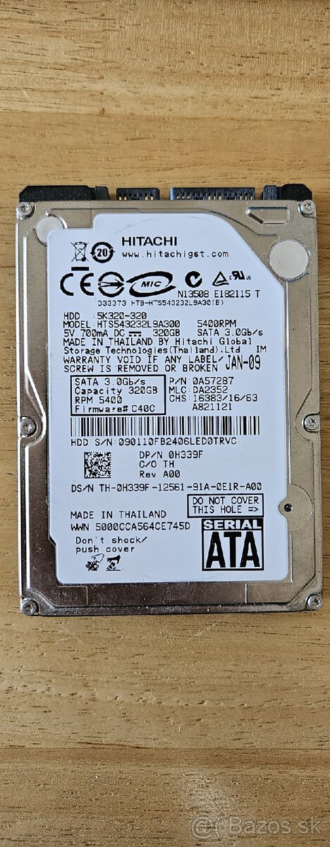 HDD Hitachi 320GB
