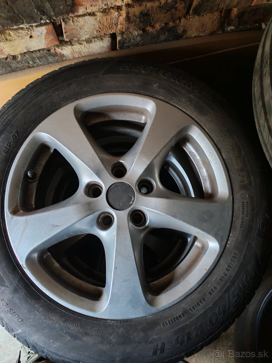 Predám sadu hliníkových diskov 5x108R16
