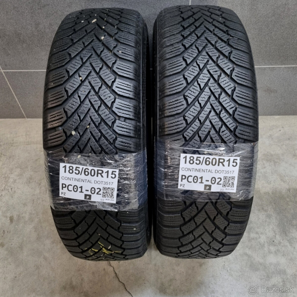 Zimné pneumatiky 185/60 R15 CONTINENTAL