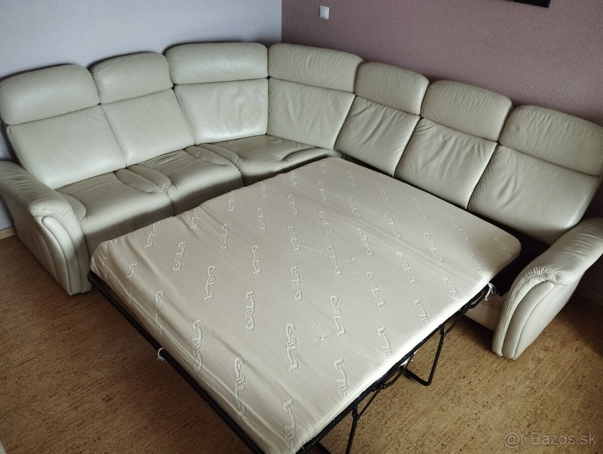 Predám kožený gauč