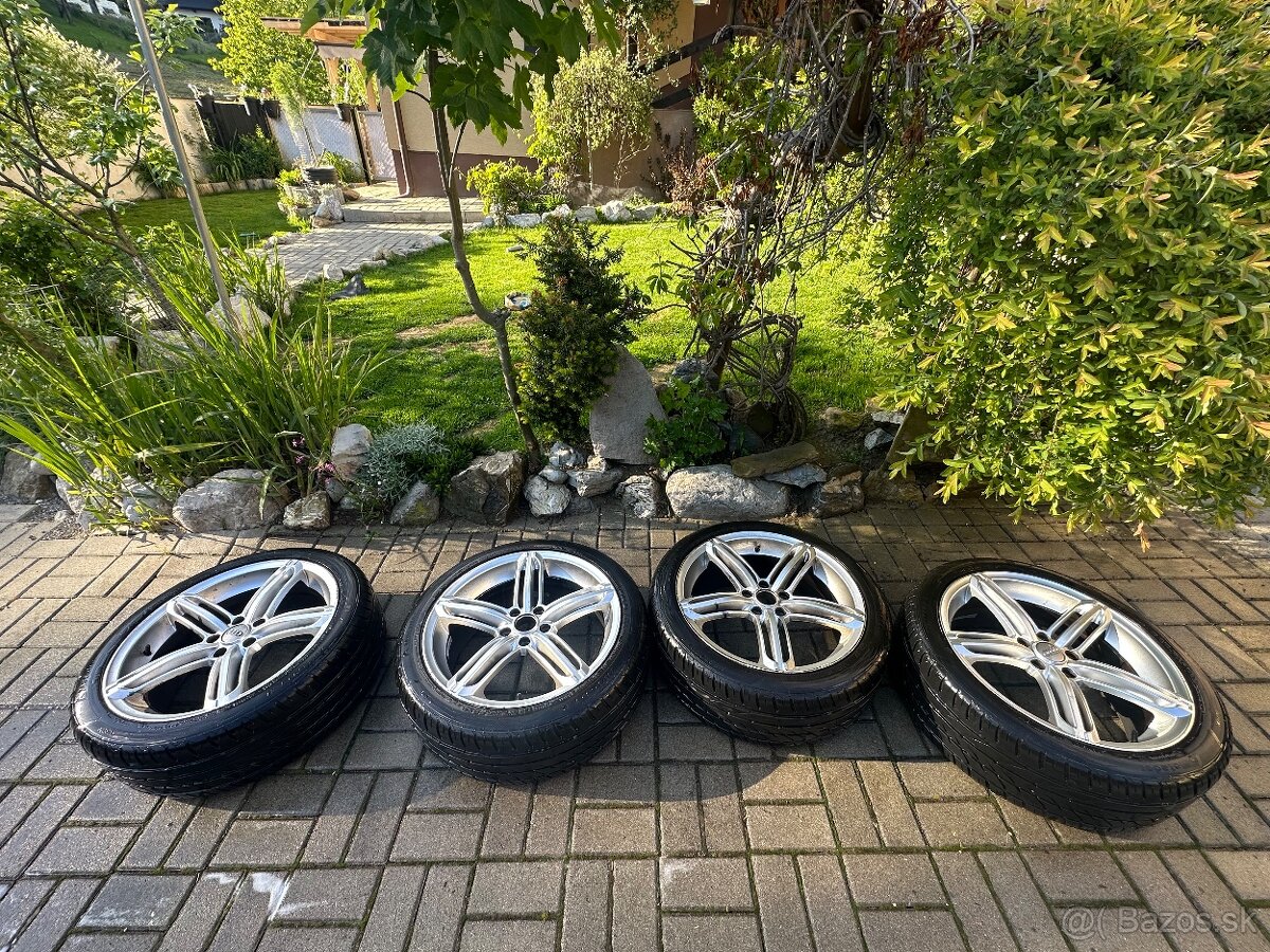 Elektróny + letné pneumatiky 5x112 r19