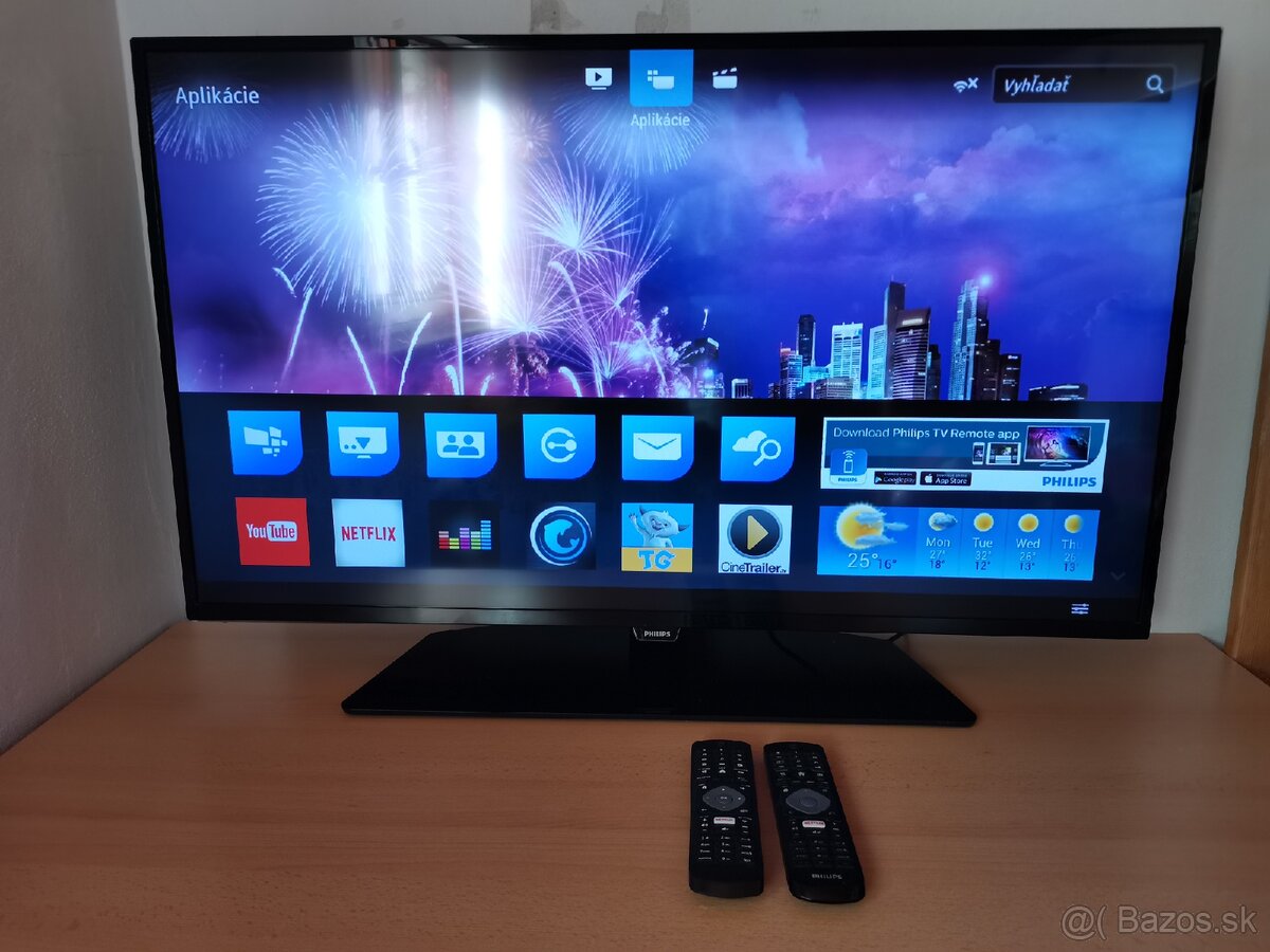 Ultra tenký LED televízor s rozlíšením Full HD 43"