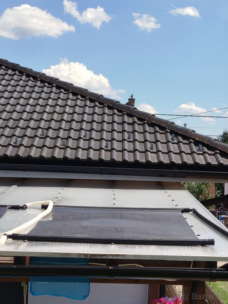Solarny ohrev bazenu, Solarny panel