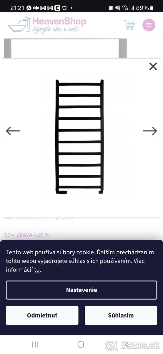 Radiator kupelnovy