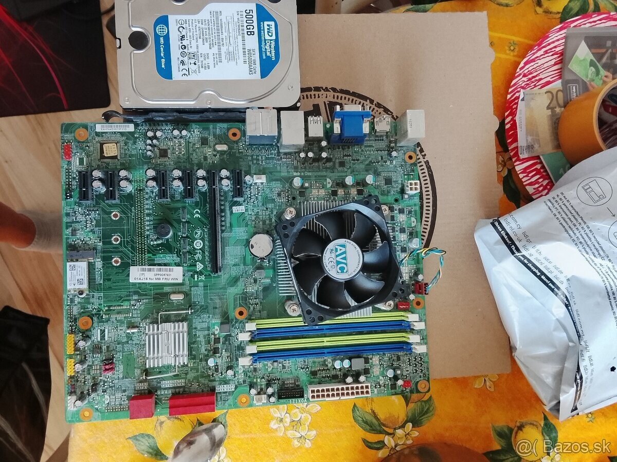 Základná doska + CPU + RAM