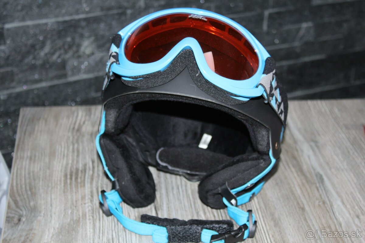 lyžiarska prilba NEVICA veľkosť S a lyžiarske okuliare