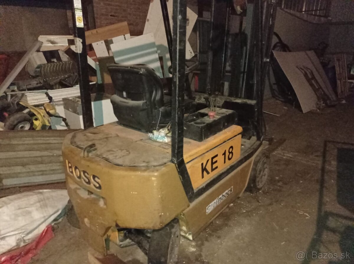 Vysokozdvizny vozik bosch 80 % baterie