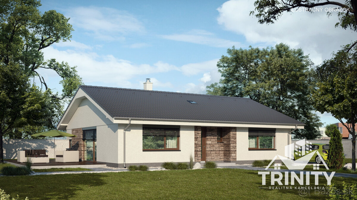 Na predaj novostavba 4-izbového rodinného domu s garážou a t