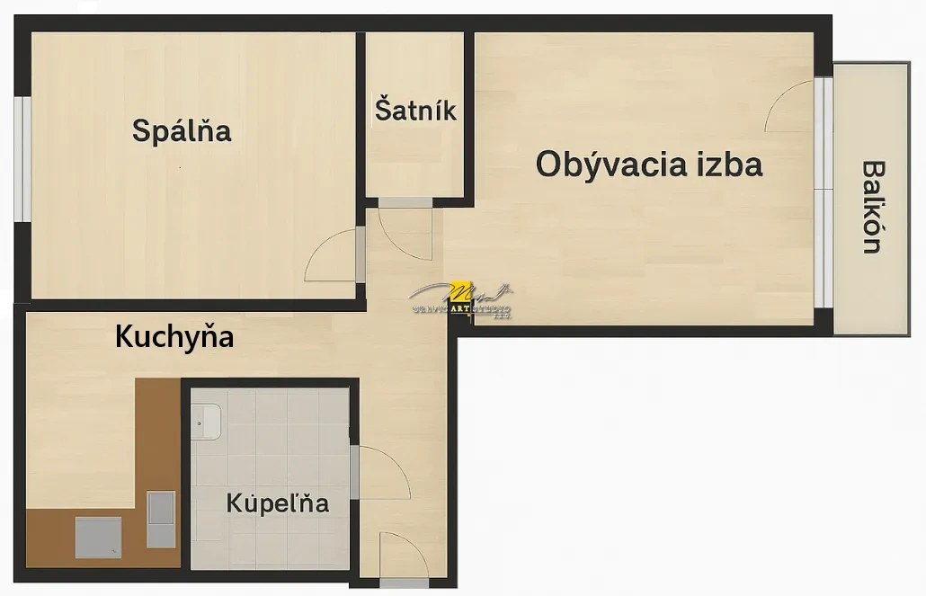 Len u nás Predaj 2,5-izb.bytu s balkónom Zvolen-Zl.Potok.