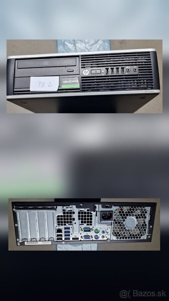 PC HP COMPAQ ELITE 8300 8GB / 256 SSD